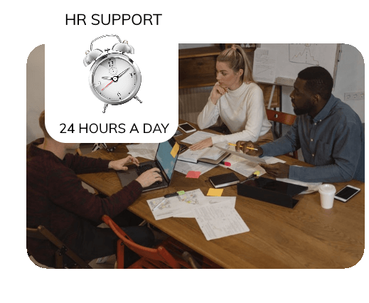 24 hour a day HR support